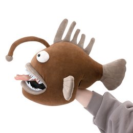 Plush toy, Ocean, Brown Anglerfish 35cm 