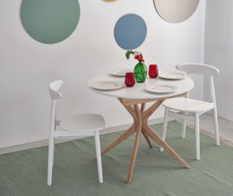 Rundt udvideligt spisebord JUBI