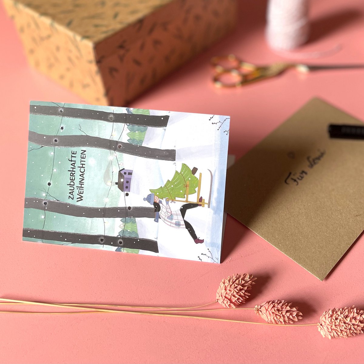 Folding card "Magical Christmas"