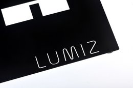 Lumiz metal plate - 20 cm - black