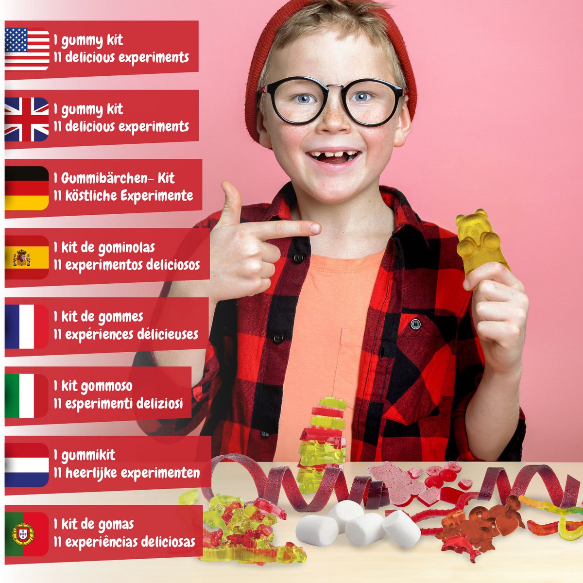 Gummy Sweets Lab - Educatief speelgoed voor kinderen (7 talen)