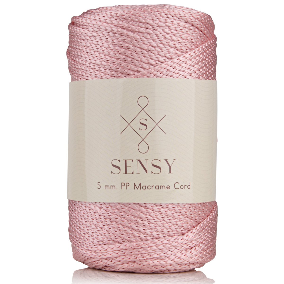 Cordoncino macramè Sensy Premium da 5 mm - 104 iarde, 100% poliestere