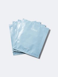 Nourishing belly sheet masks in a pack of 4, designed to provide hydration and care for the belly area during pregnancy.