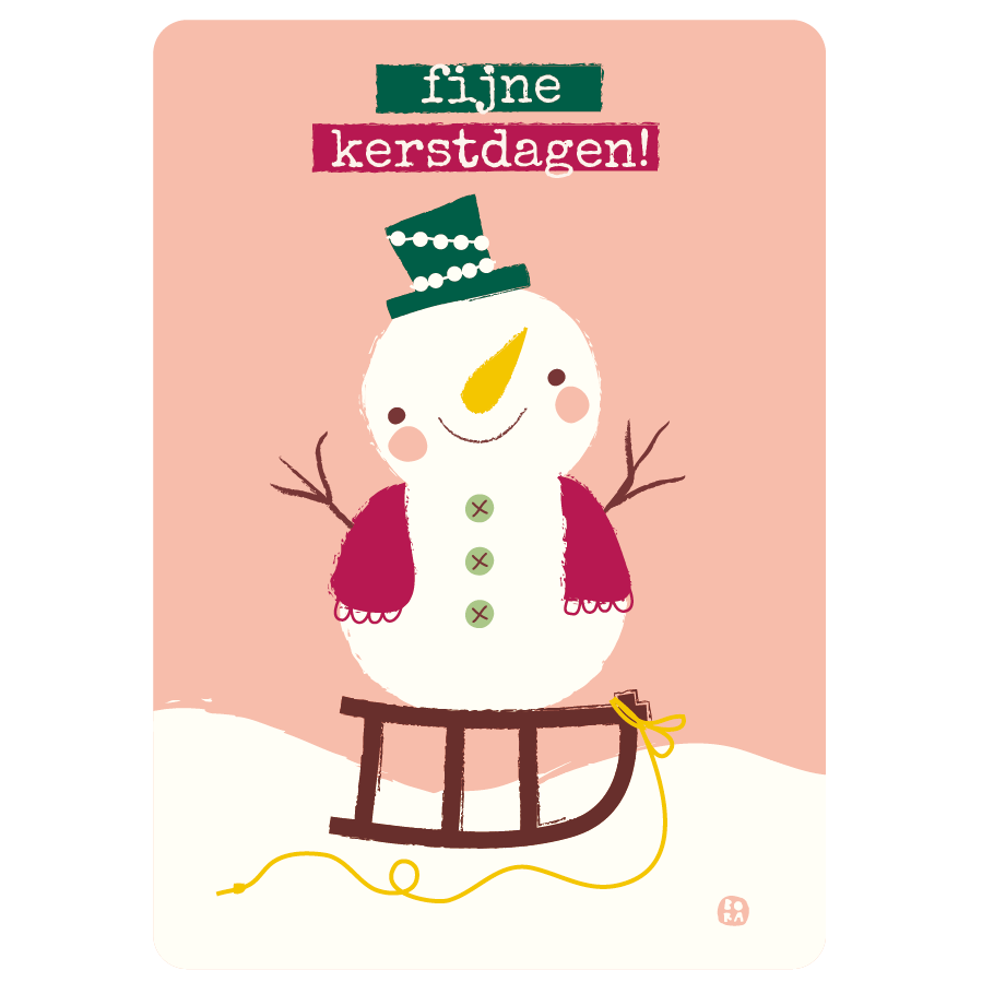 christmas postcards (dutch)