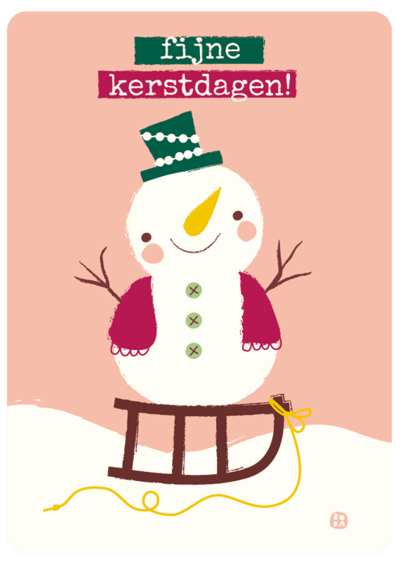 christmas postcards (dutch)