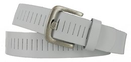 Leather Belt 4cm | Slot strap Smooth leather