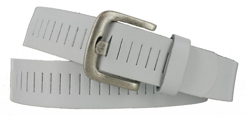 Ledergürtel 4cm | Schlitzriemen Glattleder