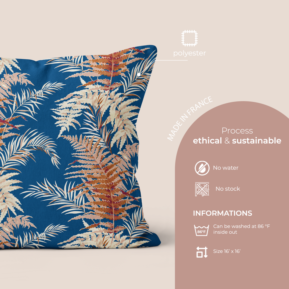 Vintage cushion - Louise model