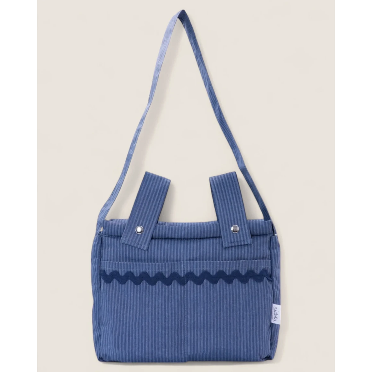 Cochecito Ocean de algodón blanco / Bolsos cambiadores