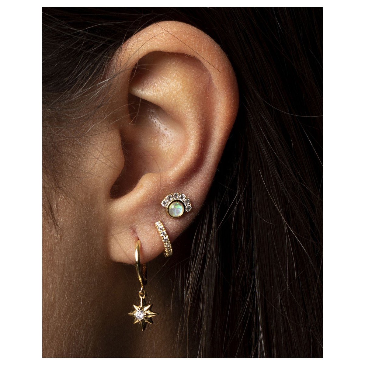 Opal earrings