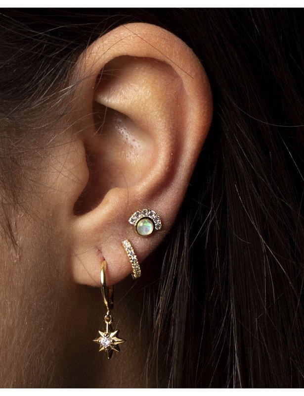 Opal earrings