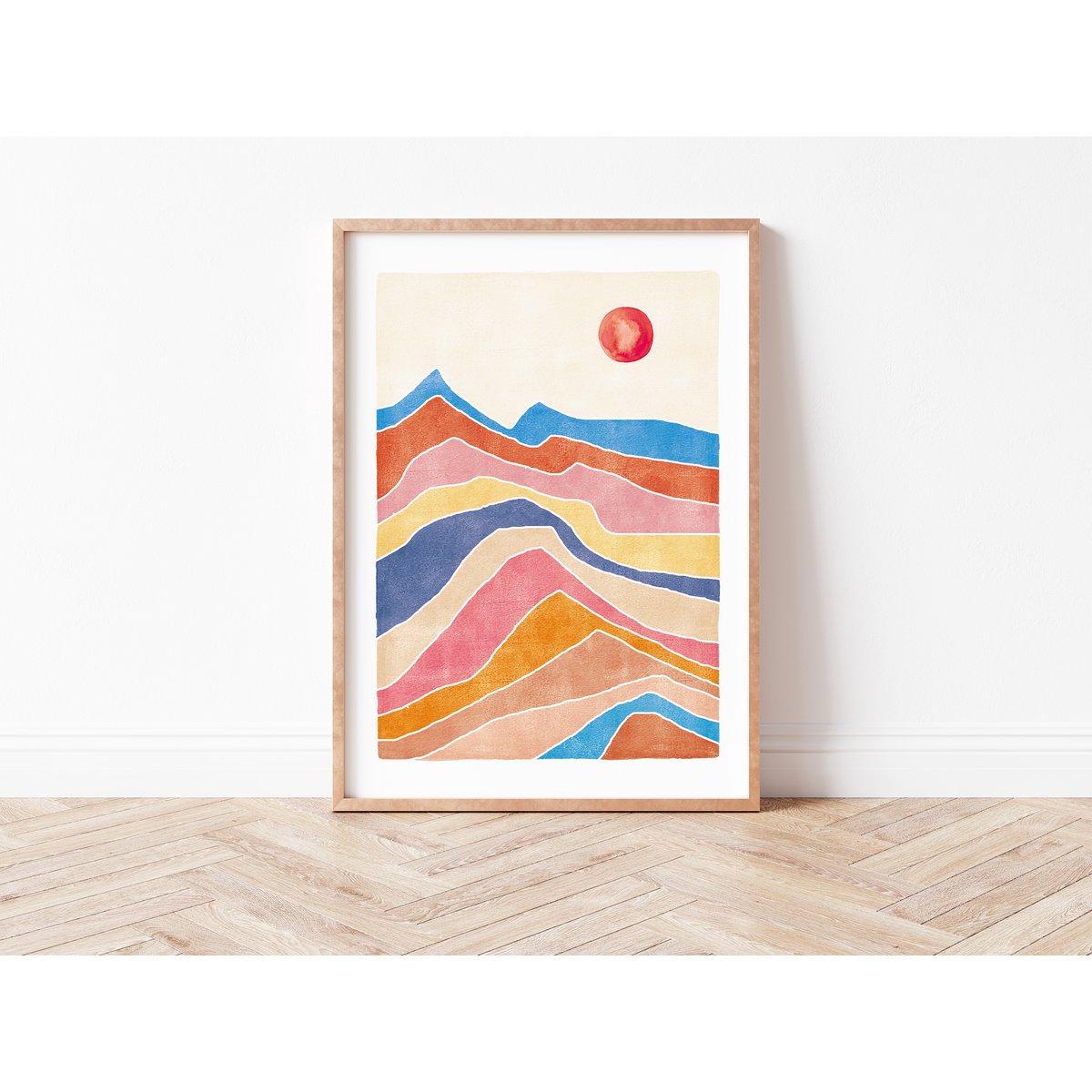 Art Print "Colorful Landscape" | abstract | different sizes