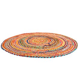 Jute Teppich Tamani bunt