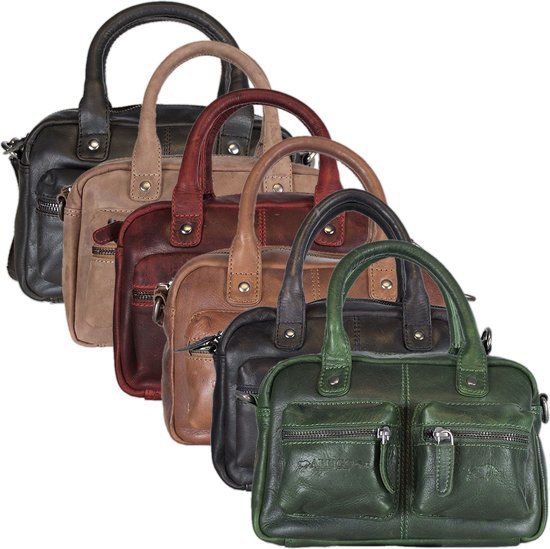 Arrigo Ladies Piccola spalla Mini Westernbag in pelle cognac