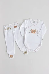 Body thermique ouvert sur le côté avec collants Little Bears 0575S