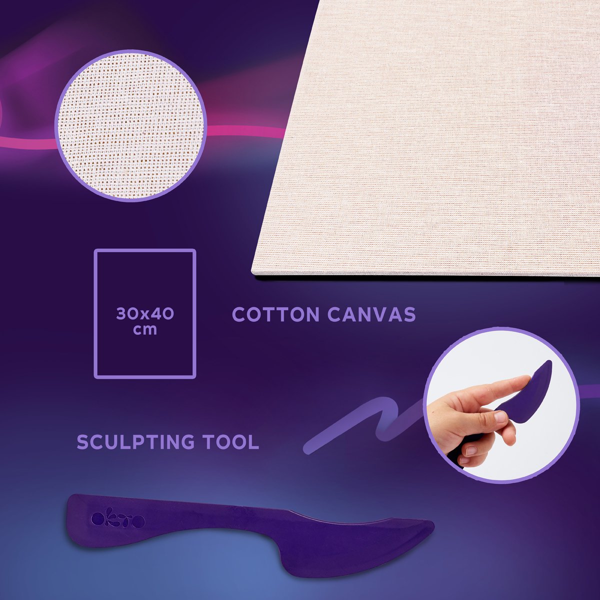 Okto Sensory Art 3D Painting - Travel - Paris