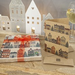 Lunch-Recyclingservietten The Christmas Town