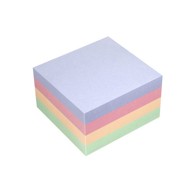 Note informative 75x75mm ass. blocco armonia da 400 fogli viola. rosa, salmone, verde