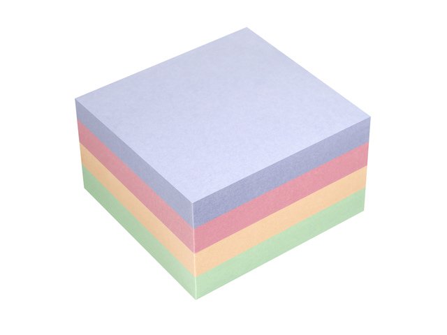 Note informative 75x75mm ass. blocco armonia da 400 fogli viola. rosa, salmone, verde