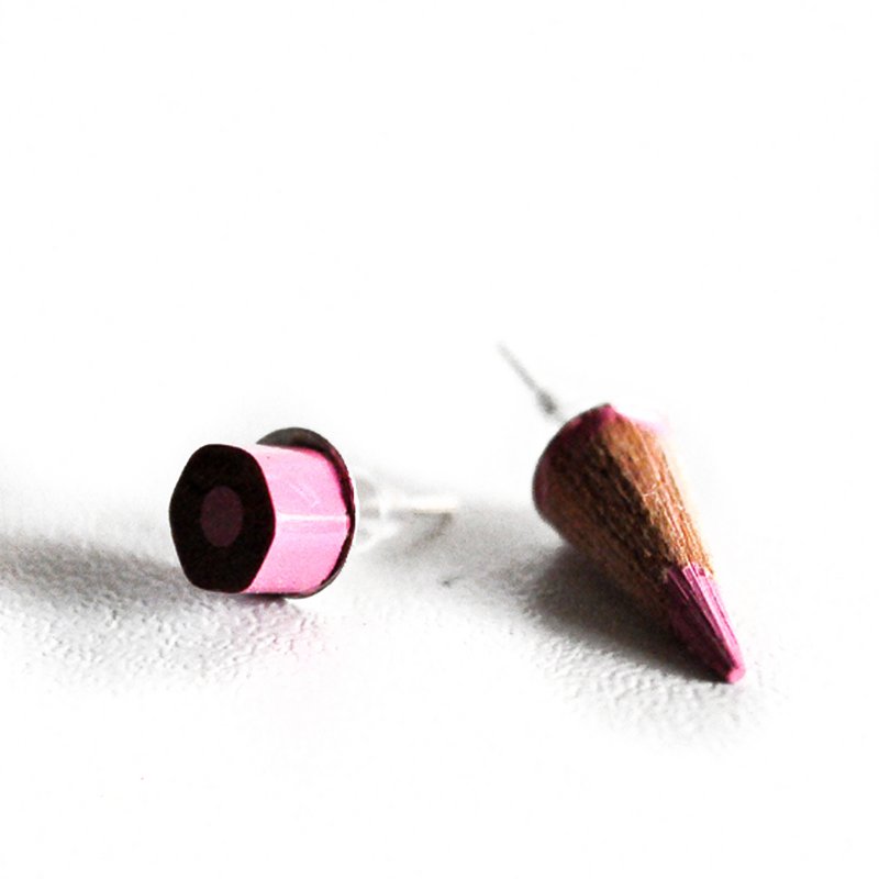 Pencil Stud Earrings - Light Colors - While Stock List