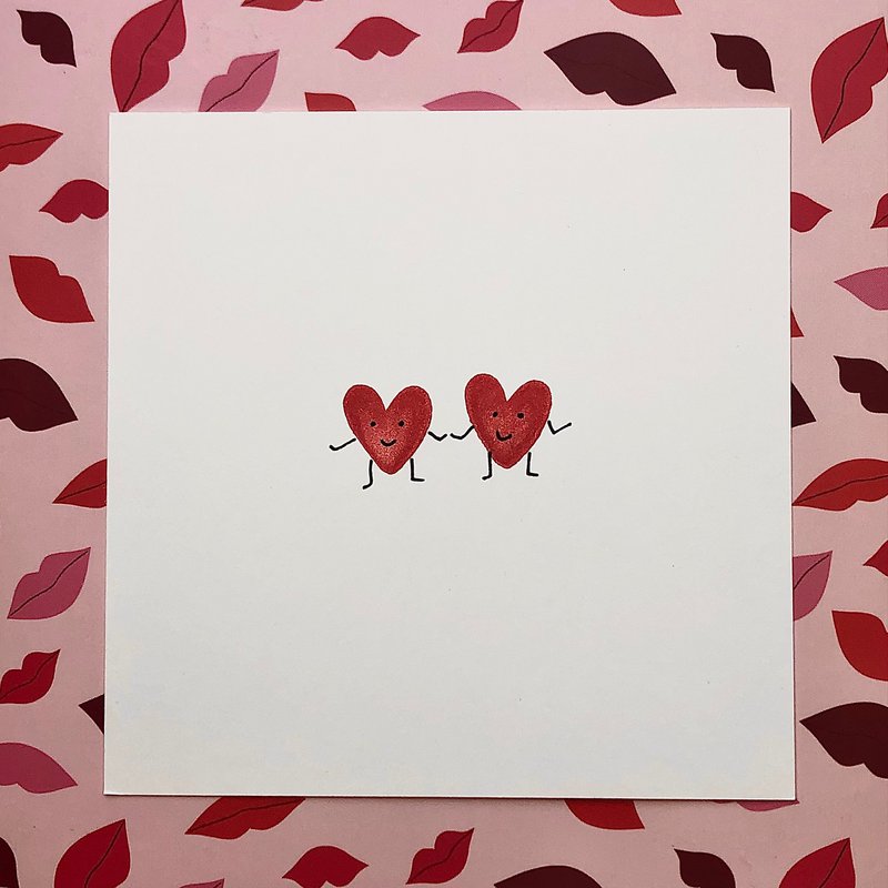 Kaart Hartjes Vrouwtjes Valentijn Editie