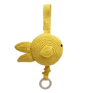 Häkeln Sie Spieluhr Fischgelb