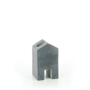 Candle holder HOUSE SMALL, Palewa stone