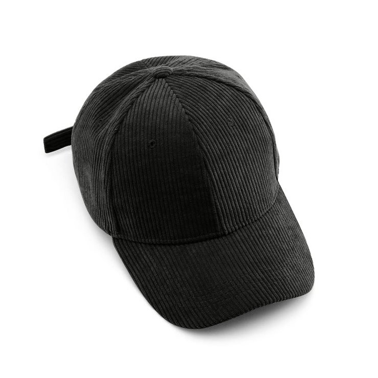 Legend Cap Basic - eindbaas - Corduroy - Black