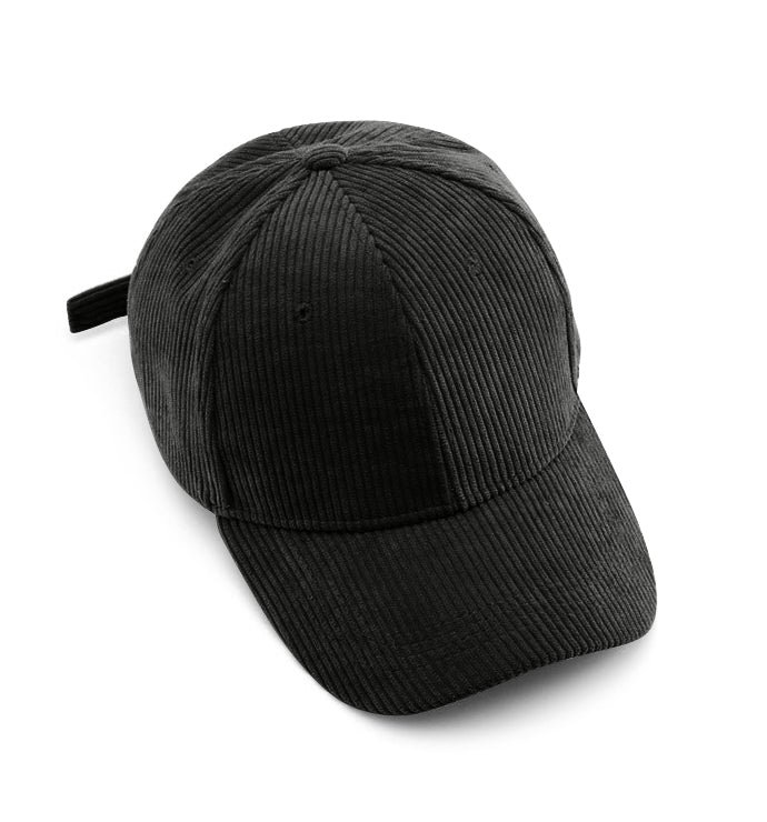 Legend Cap Basic - eindbaas - Corduroy - Black