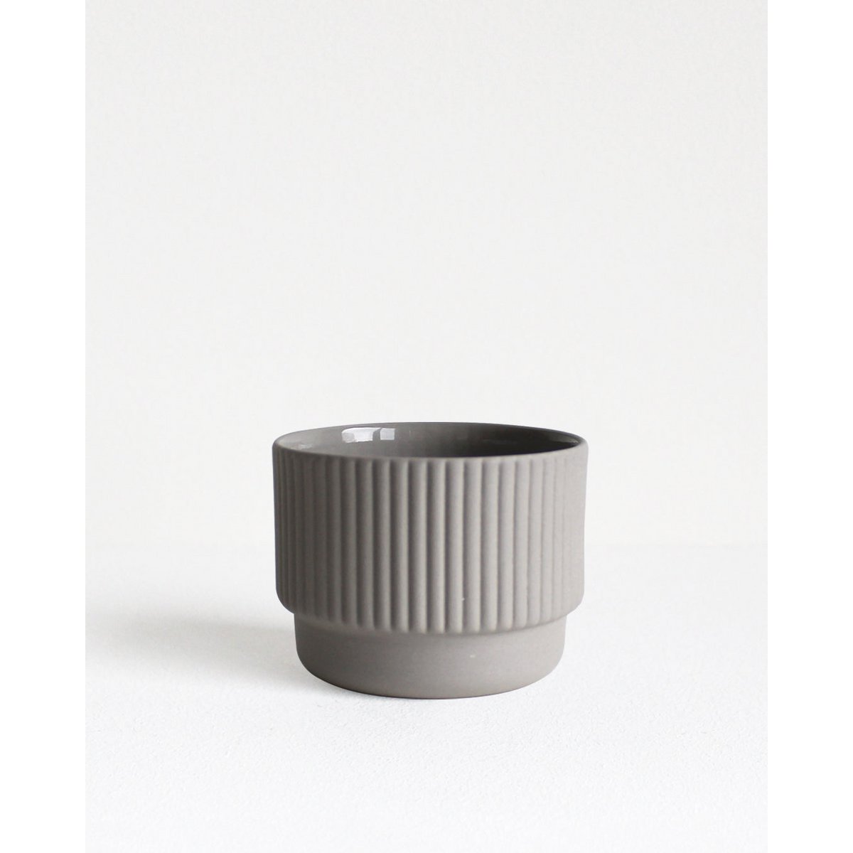 Cappuccino mug Column | light grey