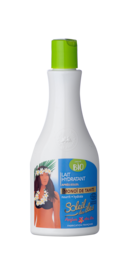 Moisturizing milk after sun, organic, with aloe vera and vitamin E, for soothing and hydrating sun-exposed skin.
