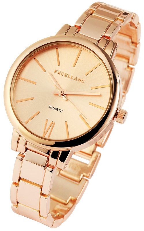Excellanc ladies' watch with metal bracelet