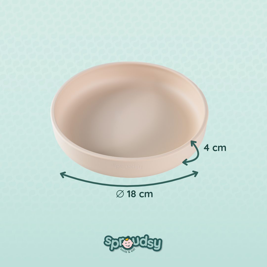 Baby plate with suction cup – Serene