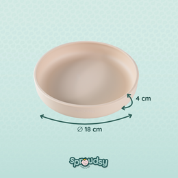 Baby plate with suction cup – Serene