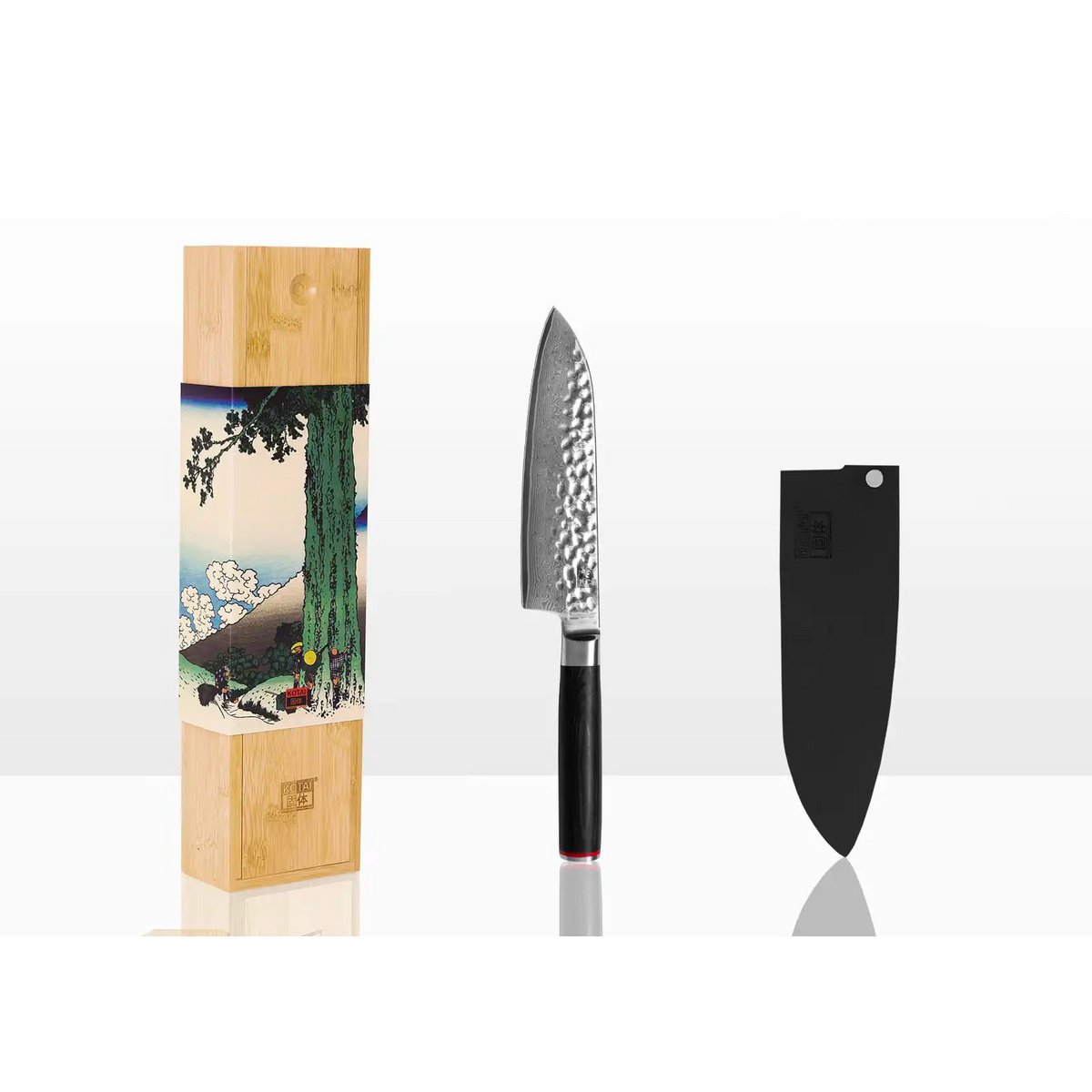 Santoku Damascus Multi-purpose Knife - 180 mm blade