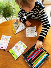 Mini livre de coloriage - Espace