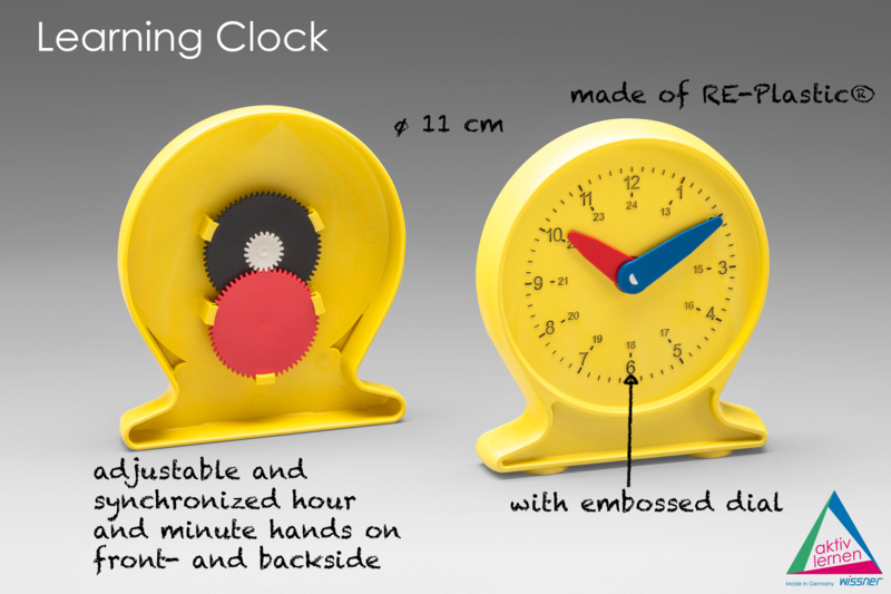 Learning clock time | Student clock math school synchronous movement RE-Plastic®