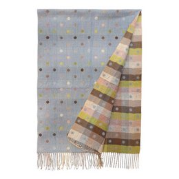 Wendeschal für Damen aus Wolle im Polka Dot-Design ITFUHZY-26-02