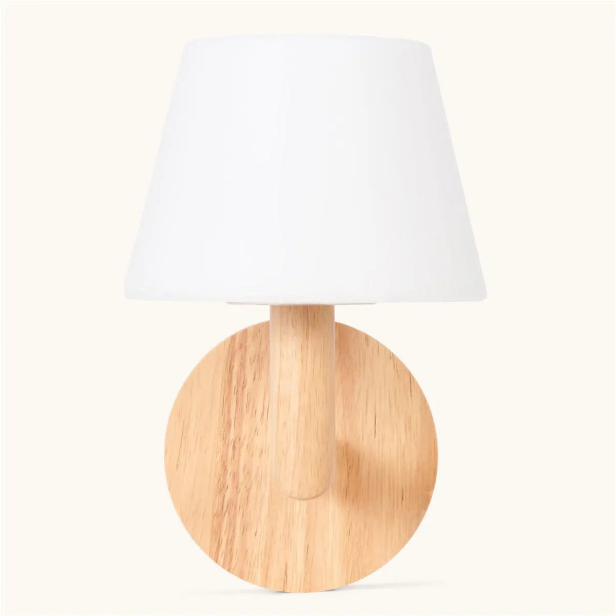 Ted Light Brown Wooden Rechargeable Wall Light