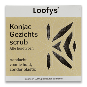 Konjac FaceScrub normal skin (black)