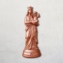 Statuetta di decorazione d'interni Notre-Dame de la Garde, ho visto la Vergine 30 cm - Colori senza tempo