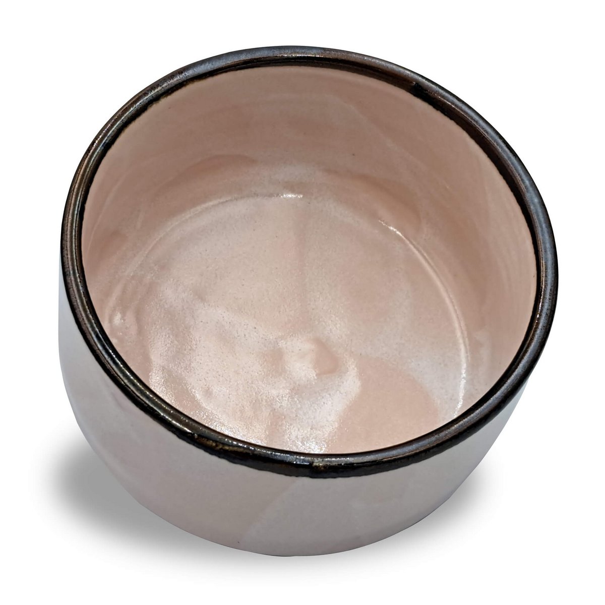 Japanse matcha bowl chawan pinku handgemaakt van keramiek