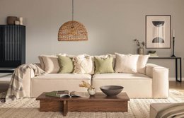 Van Morris 4-seater, Concrete Grey, Exclusive Corduroy from the Belgium company BRUTEX