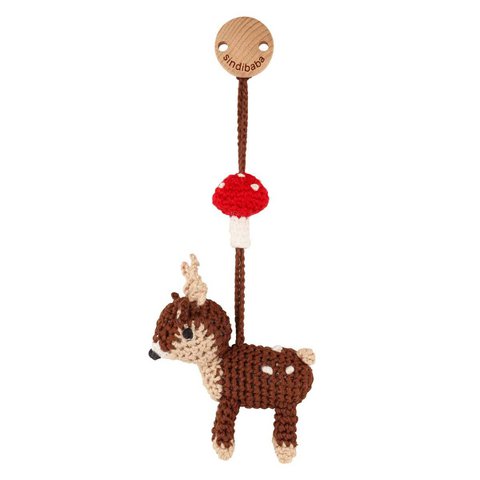 Crochet play arch pendant deer AUDREY