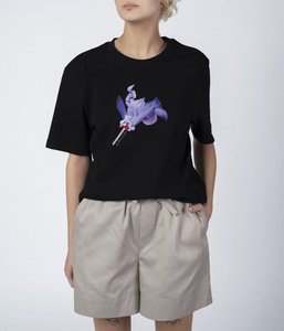 T-Shirt Fashionista Bekijk Zwart