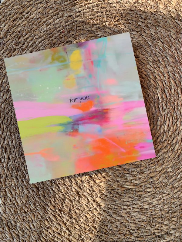 Postkarte * for you *