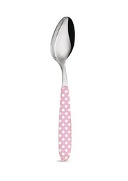 Spoon pastel pink with dots 20 cm