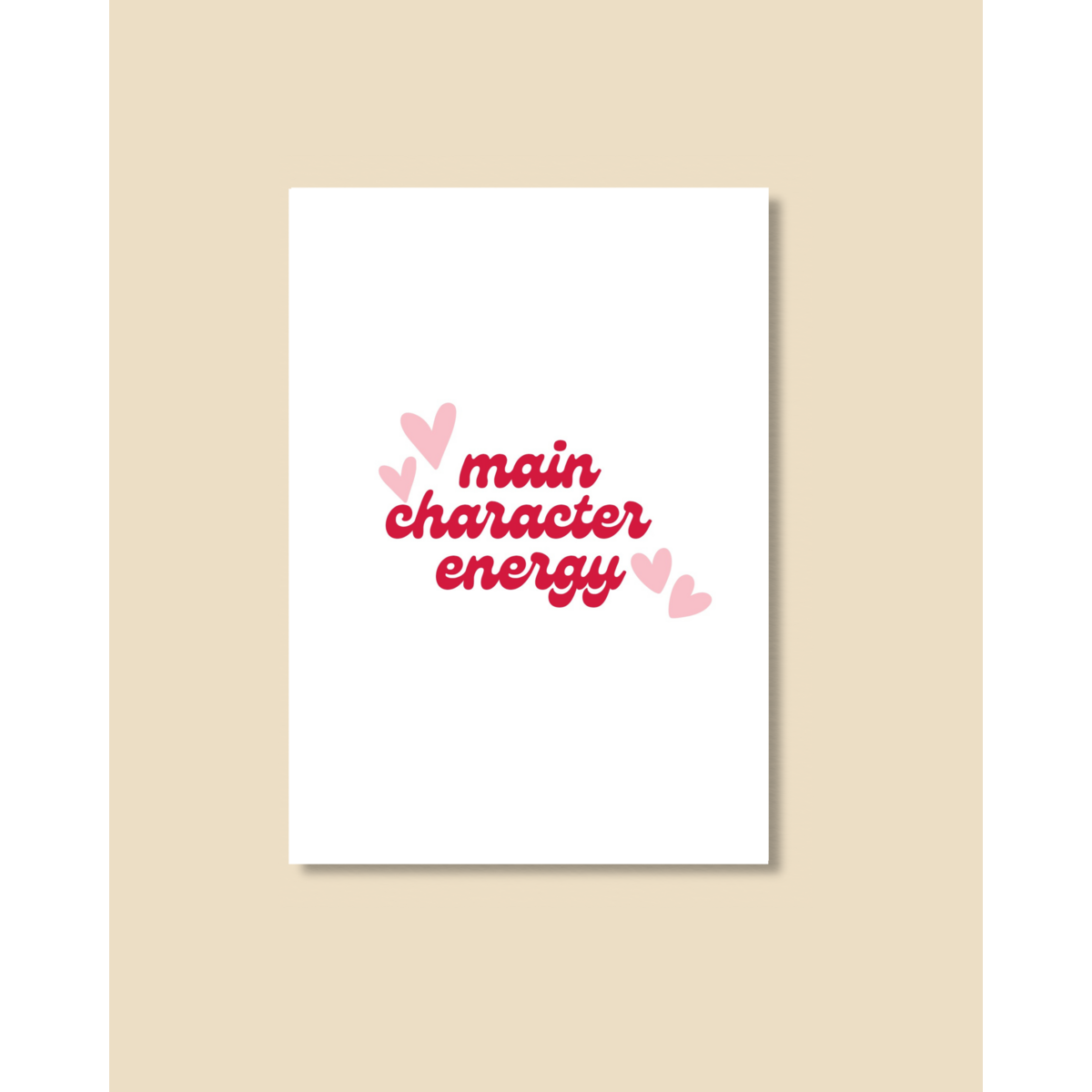 Postcard main character energy