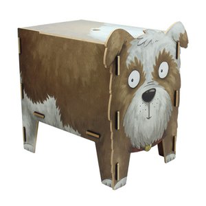 Four-legged stool dog