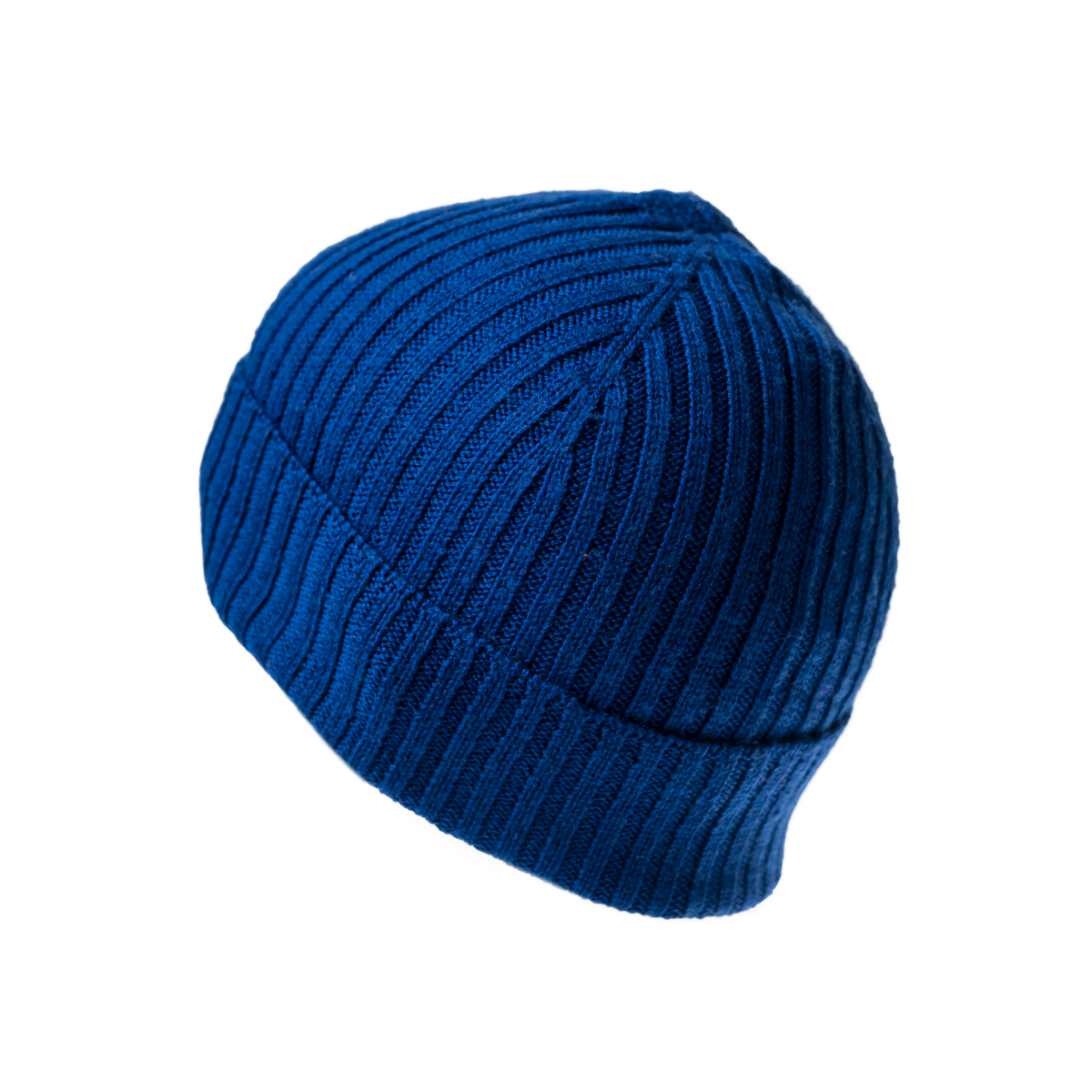 Czapka 100% Merino niebieska